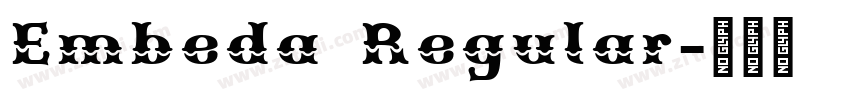 Embeda Regular字体转换